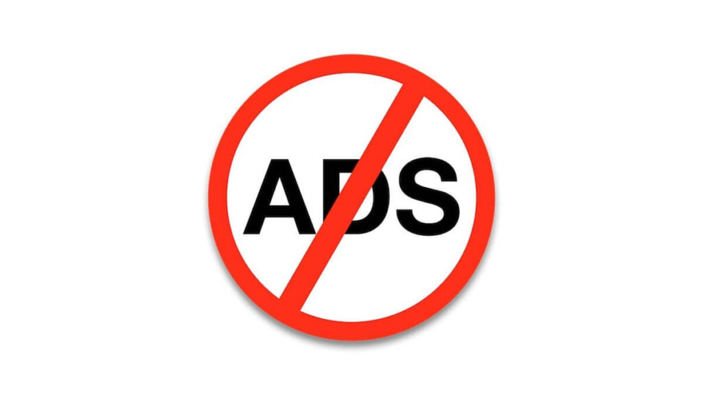 No Ads